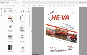 HE-VA Tip-Roller 4.5m 5.4m 6.3m Operation & Parts Manual - PDF