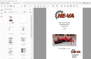 HE-VA Vip-Roller 3.3-4.5 m Operation & Parts Manual - PDF DOWNLOAD