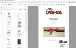 HE-VA Vip-Roller 5.4-6.3 m Operation & Parts Manual - PDF DOWNLOAD