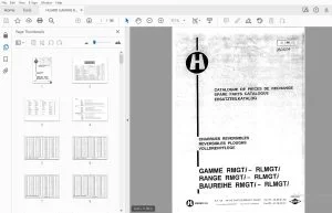 HUARD GAMME RMGTi-RLMGTi RANGE RMGTi-RLMGTi BAUREIHE RMGTi-RLMGTi REVERSIBLES PLOUGHS PARTS MANUAL - PDF