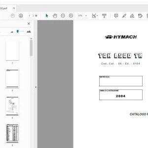 HYMACH TDH L500 TR CATALOGO RICAMBI - PDF DOWNLOAD
