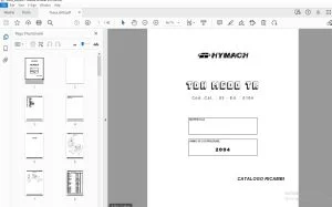 HYMACH TDH M600 TR CATALOGO RICAMBI - PDF DOWNLOAD