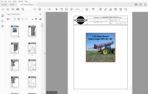Hardi 3 Pt Hitch Boom Delta Eagle SPC 80', 90' Parts Manual - PDF DOWNLOAD