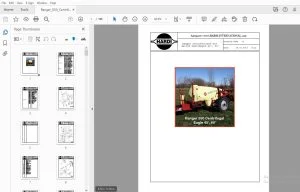 Hardi Ranger 550 Centrifugal Eagle 45',60' Parts Manual - PDF