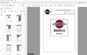 Hardi Section C Hydraulics Parts Manual - PDF DOWNLOAD