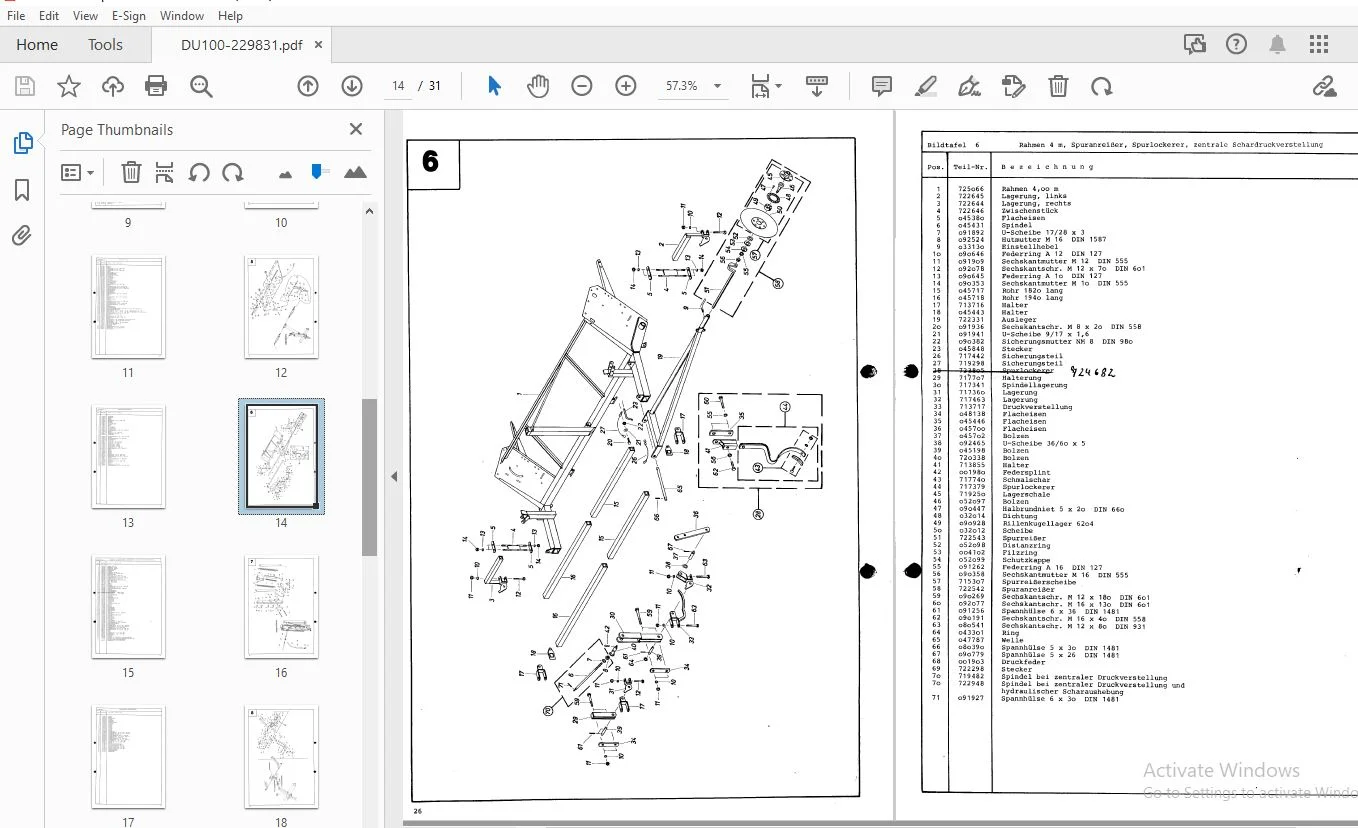 Hassia Typ-DU-100 DRILLMASCHINE Ersatzteilliste (229831) - PDF DOWNLOAD - Image 3