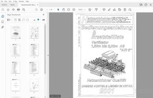 Hatzenbichler Vertikator 1,50m bis 3,00m AB Air 8 Bedienungsanleitung & Ersatzteillisle - PDF