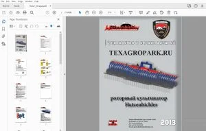 Hatzenbichler роторный культиватор Руководство и список деталей - PDF