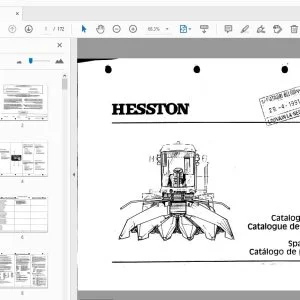 Hesston 5 RCH Parts Manual - PDF DOWNLOAD