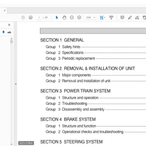 Hyundai Forklift BR-9 Service Manual - PDF DOWNLOAD