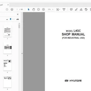 Hyundai L4GC Engine Service Manual - PDF DOWNLOAD