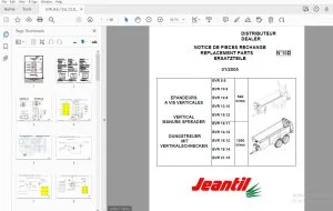 Jeantil EVR 8.6 EVR 10.6 EVR 12.8 EVR 13.10 EVR 15.12 EVR 14.11 EVR 14.12 EVR 16.12 EVR 18.14 EVR 21.15 PARTS MANUAL - PDF