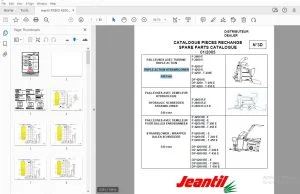Jeantil P2800/4200/6200/DP420 PARTS MANUAL - PDF DOWNLOAD