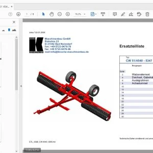 Knoche CW 51/4540 5347 6355 Ersatzteilliste - PDF DOWNLOAD