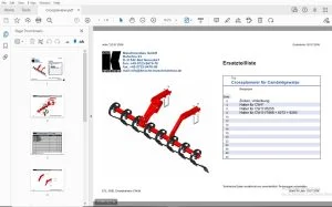 Knoche Crossplanierer für Cambridgewalze Ersatzteilliste - PDF