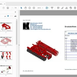 Knoche DISCMAX DIM 25-30-35-40 Ersatzteilliste - PDF