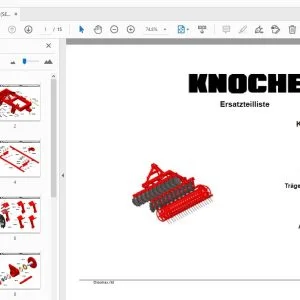 Knoche Discmax 30 Kurzscheibenegge Ersatzteilliste - PDF DOWNLOAD