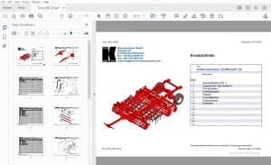 Knoche Drillkombination TERRA DRT 30 Ersatzteilliste - PDF