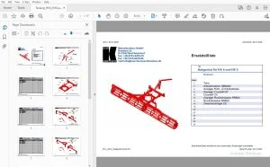 Knoche Hubgerüst für HX 4 und HX 5 Ersatzteilliste - PDF