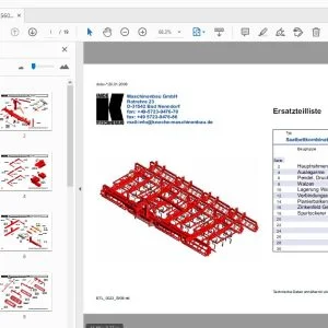 Knoche Saatbettkombination SKM 440-500-560 Ersatzteilliste - PDF