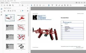 Knoche Scheibenegge HX 4 Ersatzteilliste - PDF