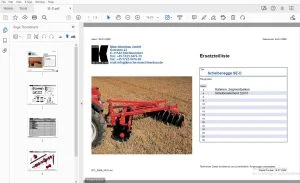 Knoche Scheibenegge SE-D Ersatzteilliste - PDF DOWNLOAD