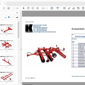 Knoche Scheibenegge SEM-H Ersatzteilliste - PDF DOWNLOAD