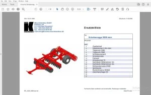 Knoche Scheibenegge SEM starr Ersatzteilliste - PDF
