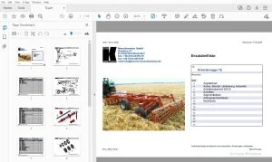 Knoche Scheibenegge TE Ersatzteilliste - PDF DOWNLOAD
