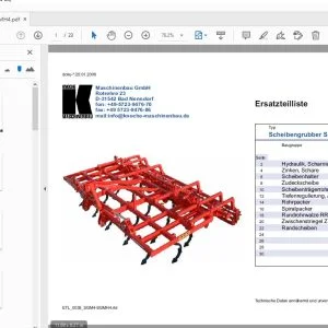 Knoche Scheibengrubber SG-M 4 und SG-MH 4 Ersatzteilliste - PDF