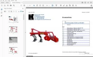 Knoche Scheibengrubber SG-M und SG-MH Ersatzteilliste - PDF