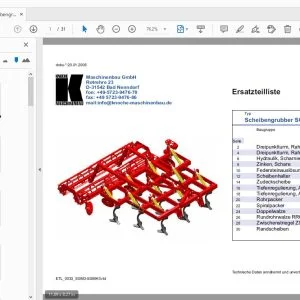 Knoche Scheibengrubber SG-M3 und SG-MH3 Ersatzteilliste - PDF