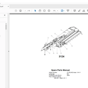 Kverneland Taarup 3124 Mower Parts Manual - PDF DOWNLOAD