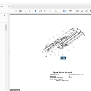 Kverneland Taarup 3128 Mower Parts Manual - PDF DOWNLOAD