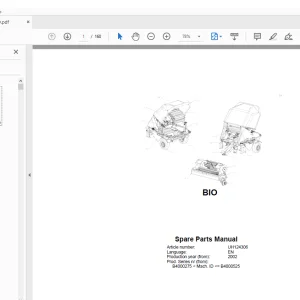 Kverneland Taarup BIO Bale Wrapper Parts Manual - PDF DOWNLOAD