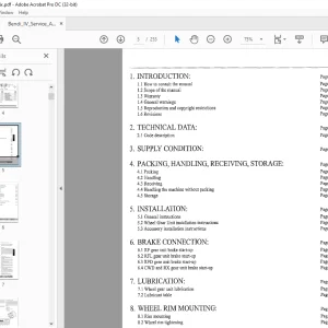 Landoll Bendi Series IV Forklift Service Manual - PDF DOWNLOAD