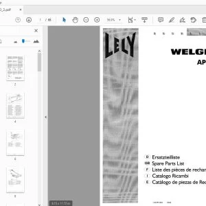 Lely Welger AP 630 Parts Manual - PDF DOWNLOAD