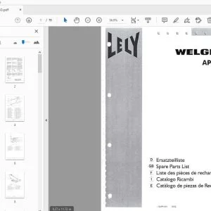 Lely Welger AP 630 Spare Parts Manual PDF Download