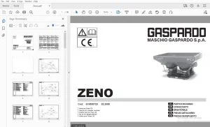 MASCHIO GASPARDO ZENO PARTS MANUAL G19530723 - PDF DOWNLOAD