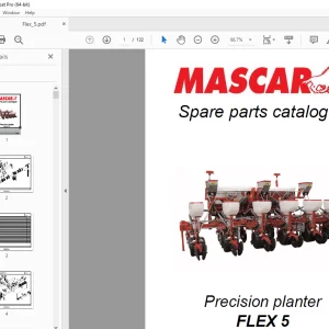 MASCAR FLEX 5 Precision Planter Parts Manual - PDF DOWNLOAD