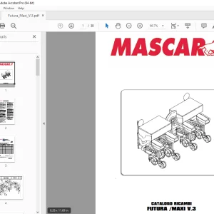 MASCAR FUTURA MAXI V.3 CATALOGO RICAMBI - PDF DOWNLOAD