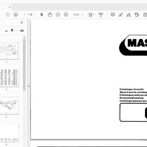 MASCHIO C Parts Manual - PDF DOWNLOAD