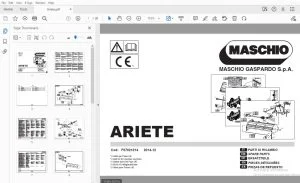 MASCHIO GASPARDO ARIETE Parts Book F07021014 PDF