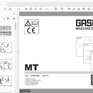 MASCHIO GASPARDO MT PARTS MANUAL - PDF DOWNLOAD