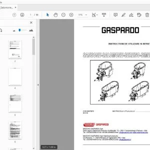 MASCHIO GASPARDO SANSONE SALOMONE SERENO SIMEONE INSTRUCTIUNI DE UTILIZARE SI INTRETINERE - PDF