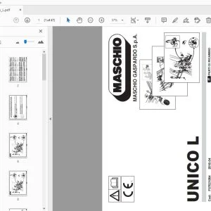 MASCHIO GASPARDO UNICO L PARTS MANUAL - PDF DOWNLOAD