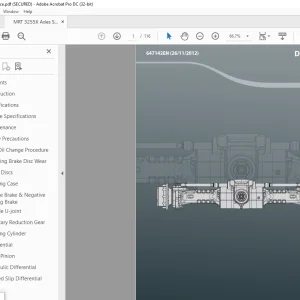 Manitou DANA AXLE TYPE 213 Repair manual - PDF DOWNLOAD