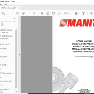 Manitou EMA_II_ Repair Manual - PDF DOWNLOAD