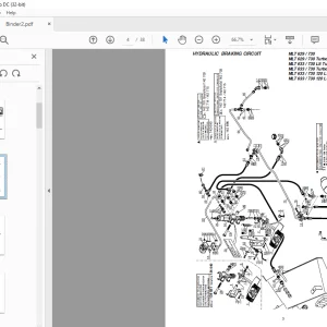 Manitou MLT 629 / 730 Brake Repair manual - PDF DOWNLOAD