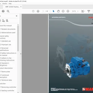 Manitou PUMP A4VG SERIES 40 Repair manual - PDF DOWNLOAD